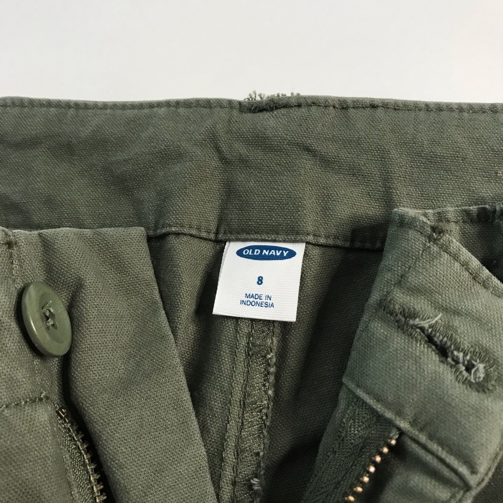 Old Navy Green Cargo Shorts women’s size 8 - Picture 6 of 8